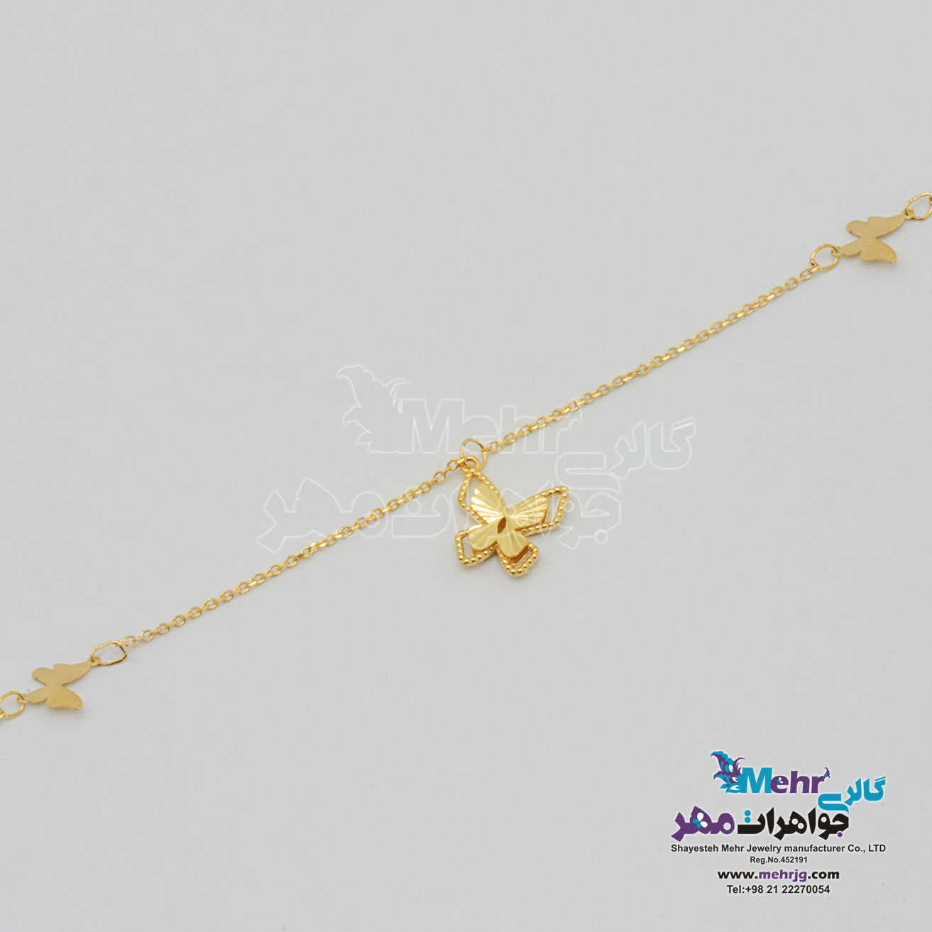پابند طلا - طرح پروانه
