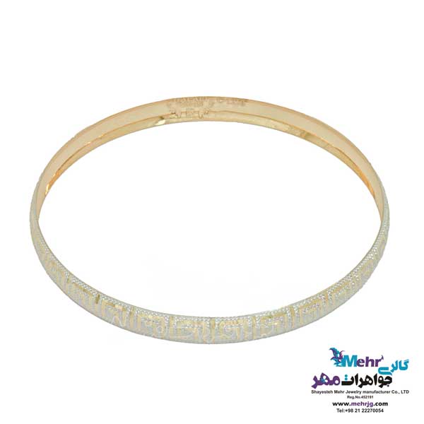النگو طلا دست اول کم اجرت - طرح تراش سایز 2