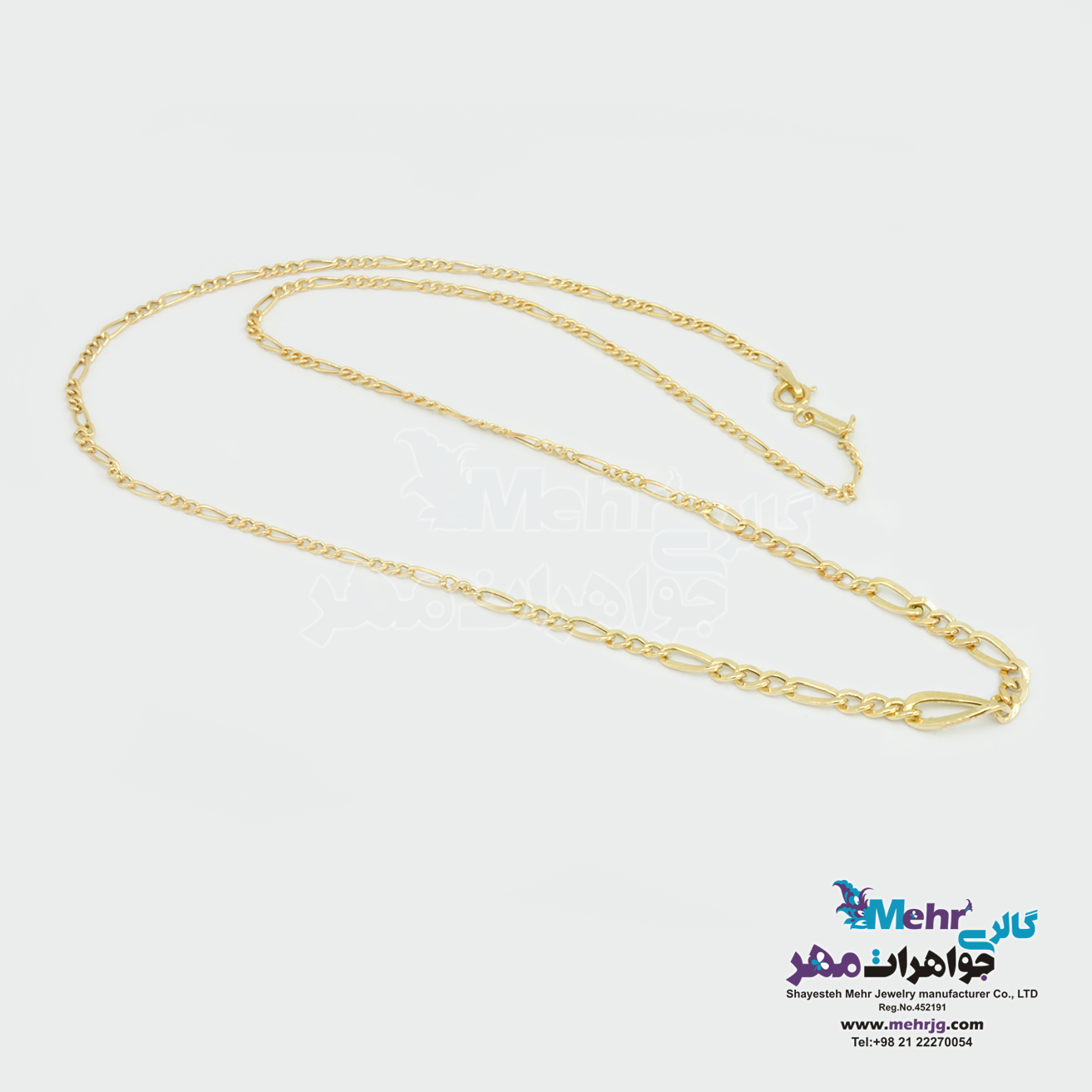 گردنبند طلا - طرح فیگارو