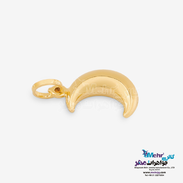 آویز طلا - طرح ماه