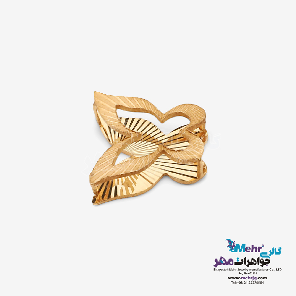 آویز طلا - طرح پروانه