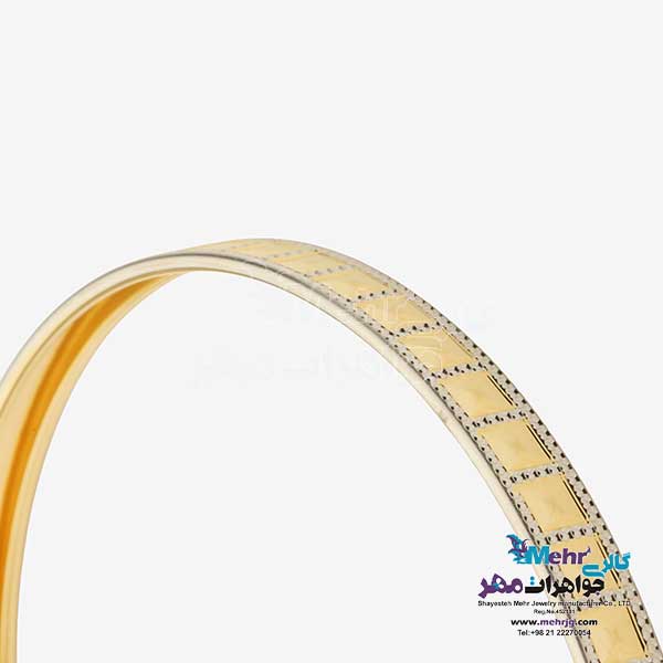 النگو طلا دست اول کم اجرت - طرح تراش سایز 2