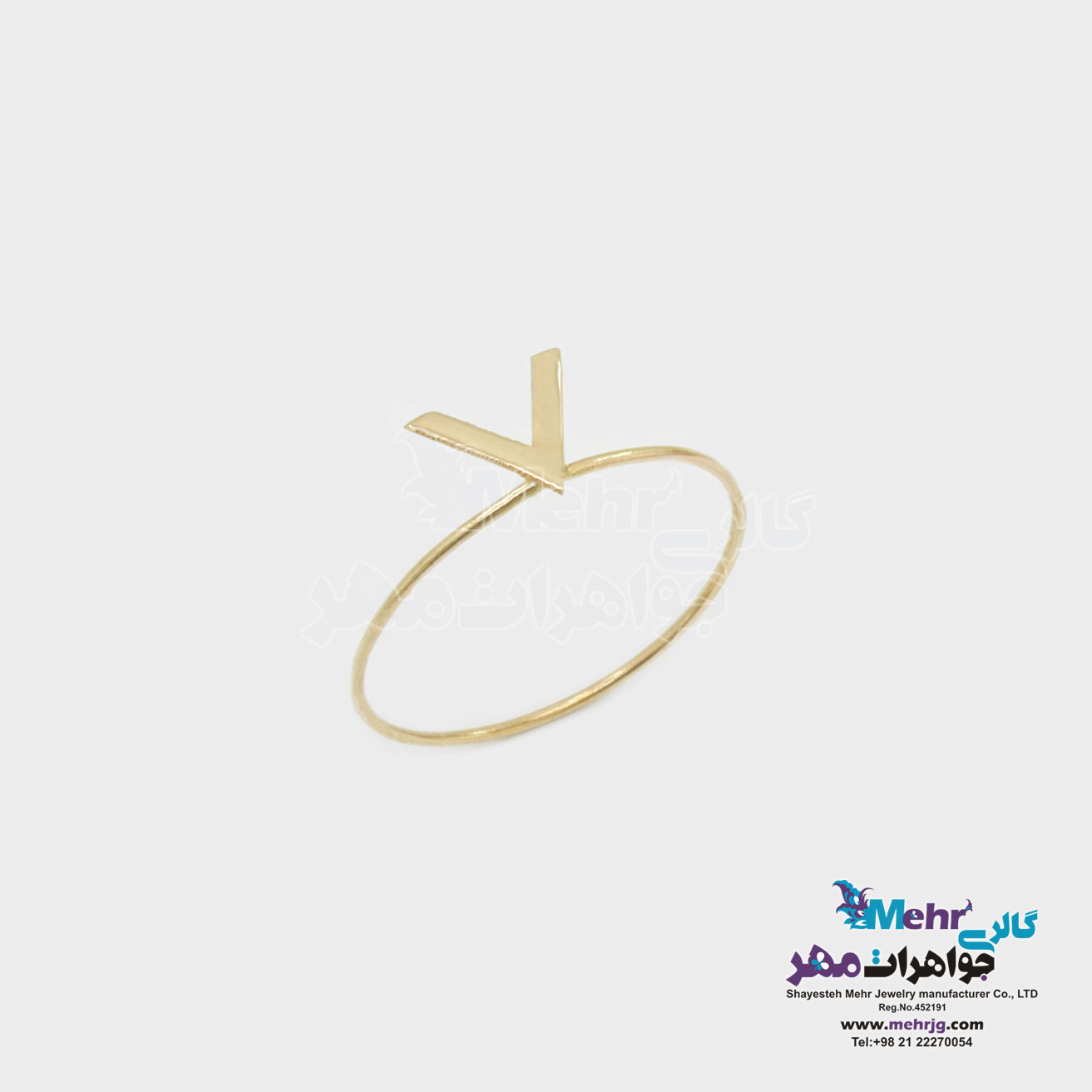 انگشتر طلا - طرح هفت باز