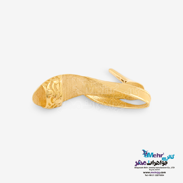 آویز  طلا - طرح کفش