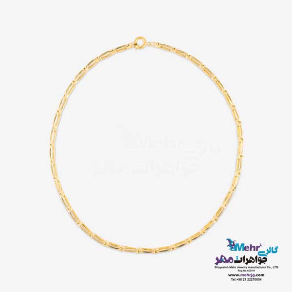 گردنبد طلا - طرح حلقه های تو در تو