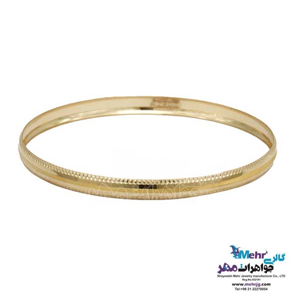 النگو طلا دست اول کم اجرت - طرح تراش سایز 2