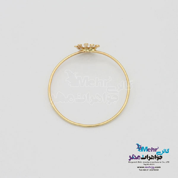انگشتر طلا - طرح تاج