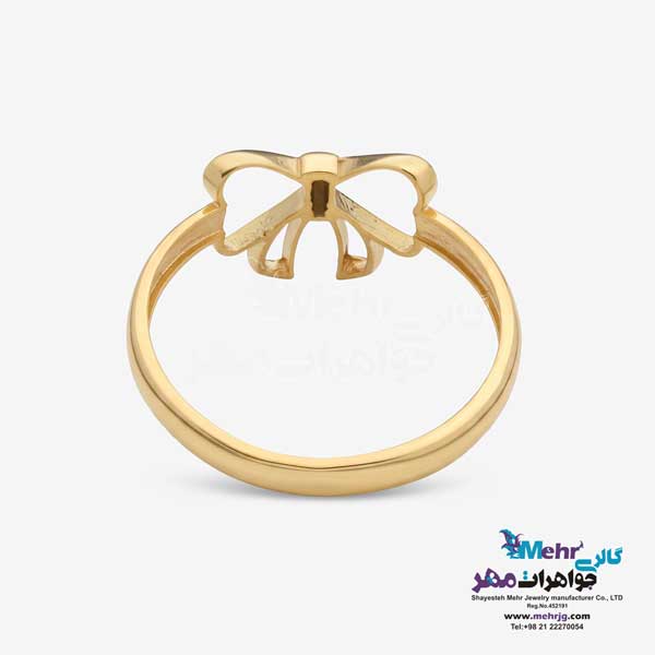 نیم ست طلا - طرح پاپیون