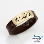 انگشتر طلا و چرم
