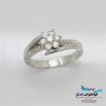 انگشتر جواهر - طرح فلاور