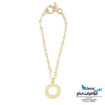 آویز ساعت طلا - طرح هندسی