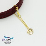 آویز ساعت طلا - طرح بی نهایت
