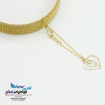 آویز ساعت طلا - طرح قلب