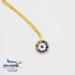آویز ساعت طلا - طرح چشم نظر