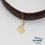 آویز ساعت طلا - طرح قلب