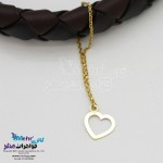 آویز ساعت طلا - طرح قلب