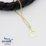 آویز ساعت طلا - طرح ستاره