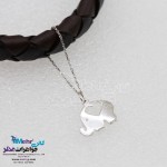 آویز ساعت طلا - طرح قلب
