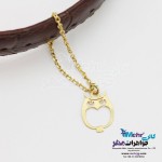 آویز ساعت طلا - طرح جغد