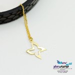 آویز ساعت طلا - طرح پروانه