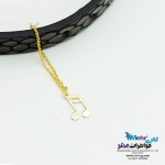 آویز ساعت طلا - طرح نت موسیقی