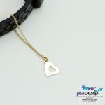 آویز ساعت طلا - طرح قلب