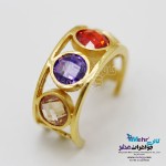 انگشتر طلا - طرح هندسی