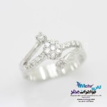 انگشتر جواهر - طرح فلاور