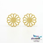 گوشواره طلا - طرح گل
