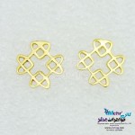 گوشواره طلا - طرح هندسی