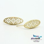گوشواره طلا - طرح گل