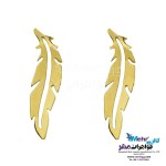 گوشواره طلا - طرح پر