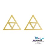 گوشواره طلا - طرح هندسی