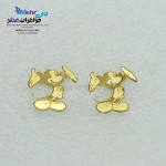 گوشواره طلا - طرح میکی ماوس