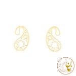 گوشواره طلا - طرح بته جقه