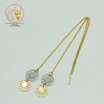 گوشواره طلا - طرح گل