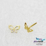 گوشواره طلا - طرح پروانه