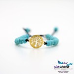 دستبند طلا و سنگ - طرح درخت