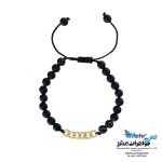 دستبند طلا و سنگ - طرح کارتیه