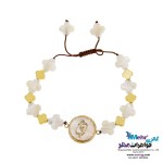 دستبند طلا و سنگ - طرح هیچ