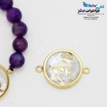 دستبند طلا و سنگ - ماه تولد فروردین