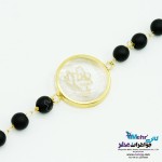 دستبند طلا و سنگ - طرح مادر و بچه