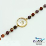 دستبند طلا و سنگ - طرح خدا
