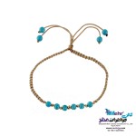 پابند طلا و سنگ - طرح گوی تراش
