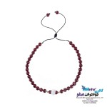 پابند طلا و سنگ - طرح گوی تراش