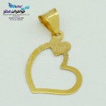 آویز طلا - طرح قلب