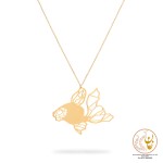 گردنبند طلا - طرح ماهی