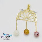 آویز طلا - طرح پنجره