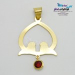آویز طلا - طرح پرنده