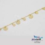 دستبند طلا - طرح پولکی